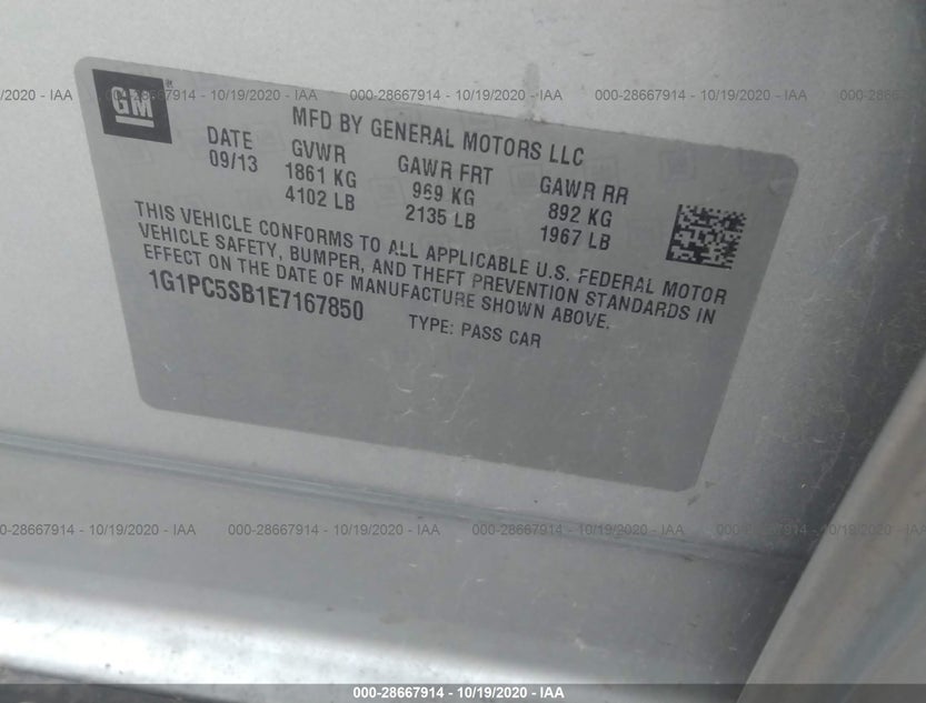 1G1PC5SB1E7167850