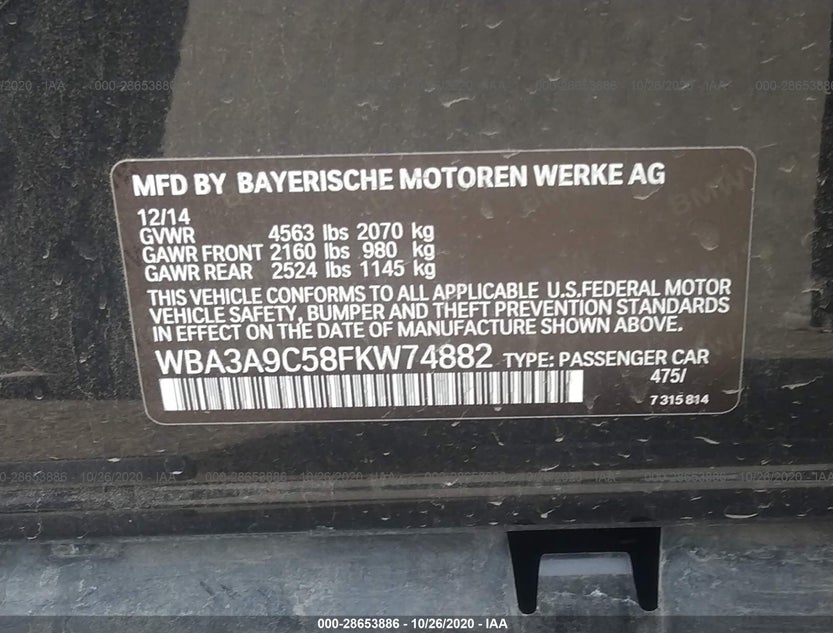 WBA3A9C58FKW74882