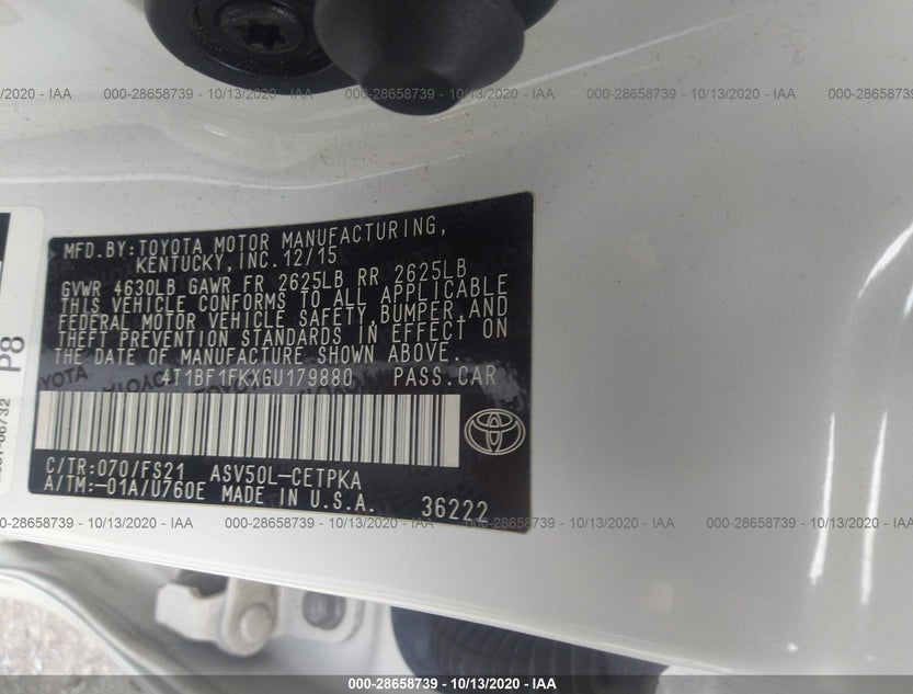 4T1BF1FKXGU179880