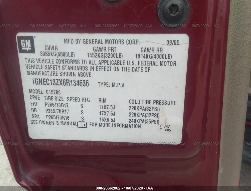 1GNEC13ZX6R134636