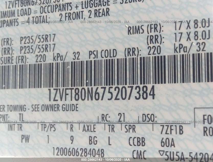 1ZVFT80N675207384
