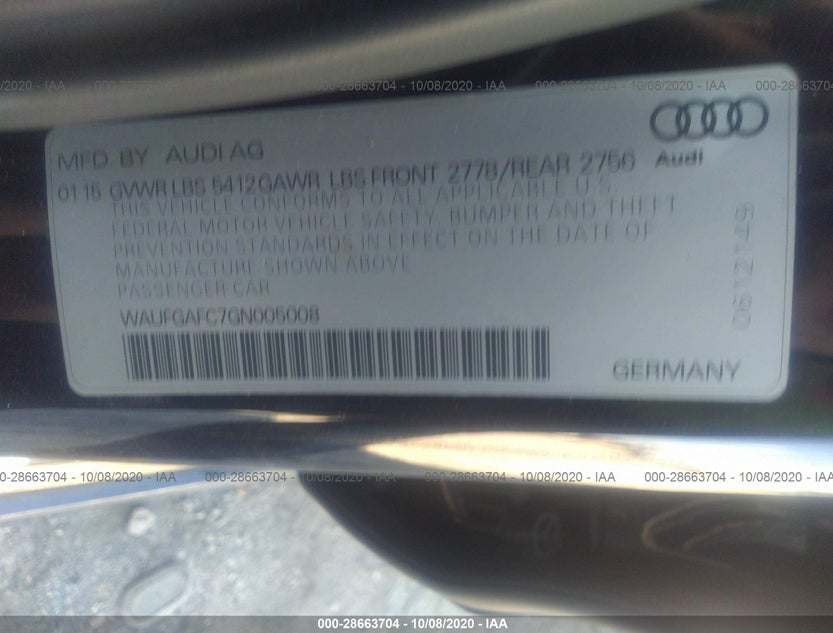 WAUFGAFC7GN005008