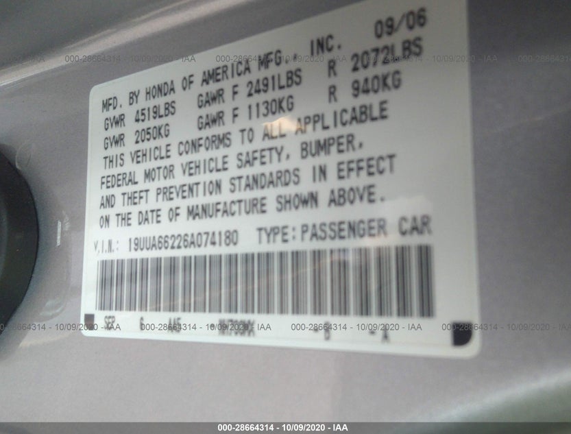 19UUA66226A074180