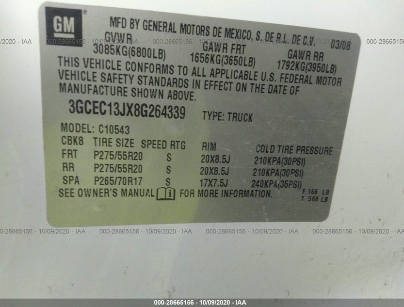 3GCEC13JX8G264339