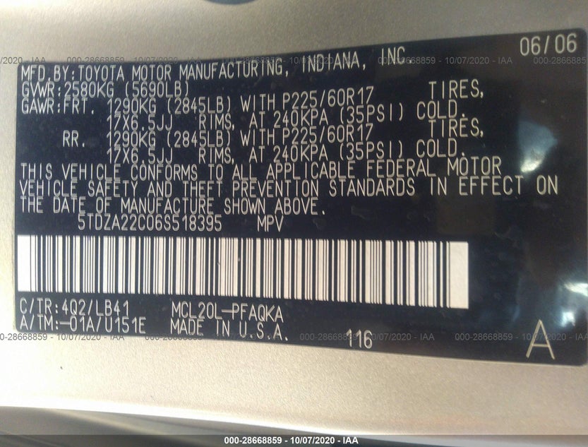 5TDZA22C06S518395