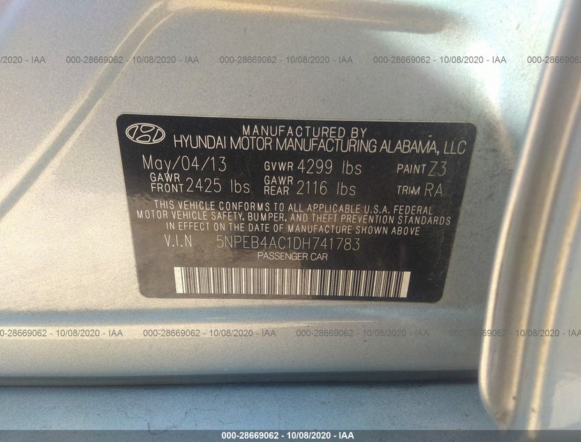 5NPEB4AC1DH741783