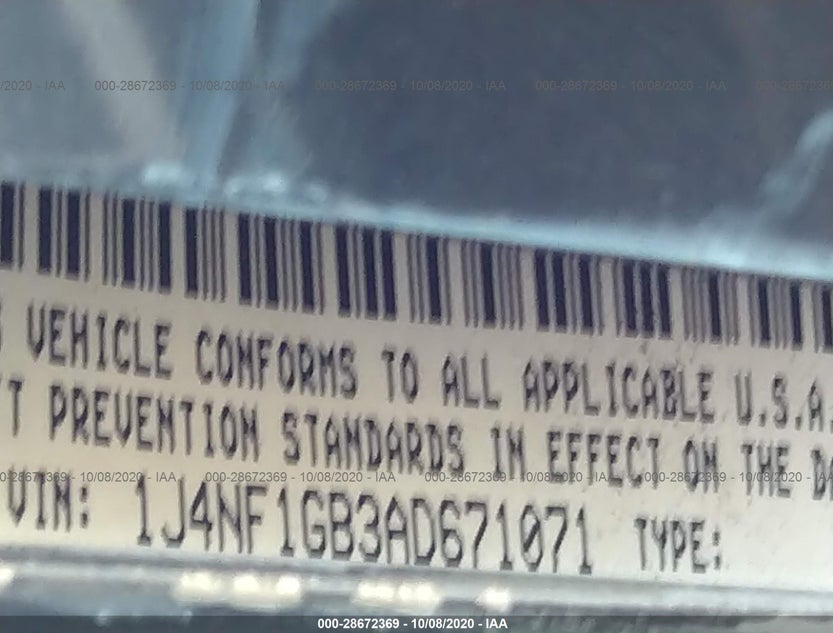 1J4NF1GB3AD671071