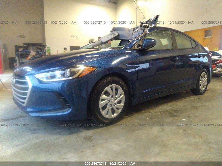 2018 Hyundai Elantra Se VIN: 5NPD74LF7JH277687 Lot: 28672713