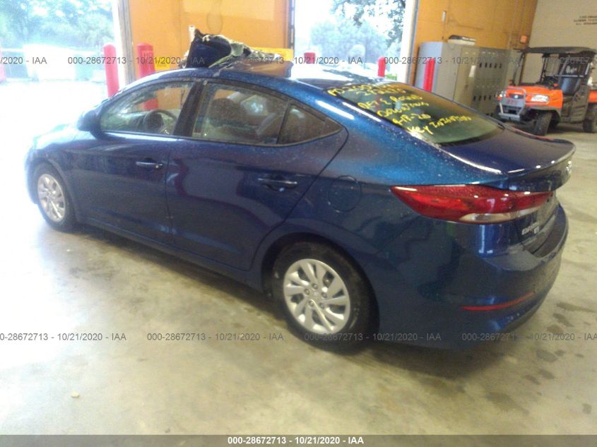 5NPD74LF7JH277687 2018 Hyundai Elantra Se