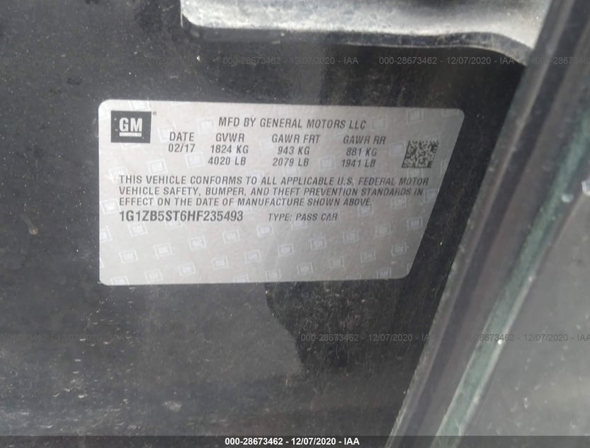 1G1ZB5ST6HF235493