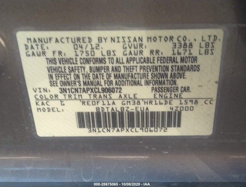 3N1CN7APXCL906072