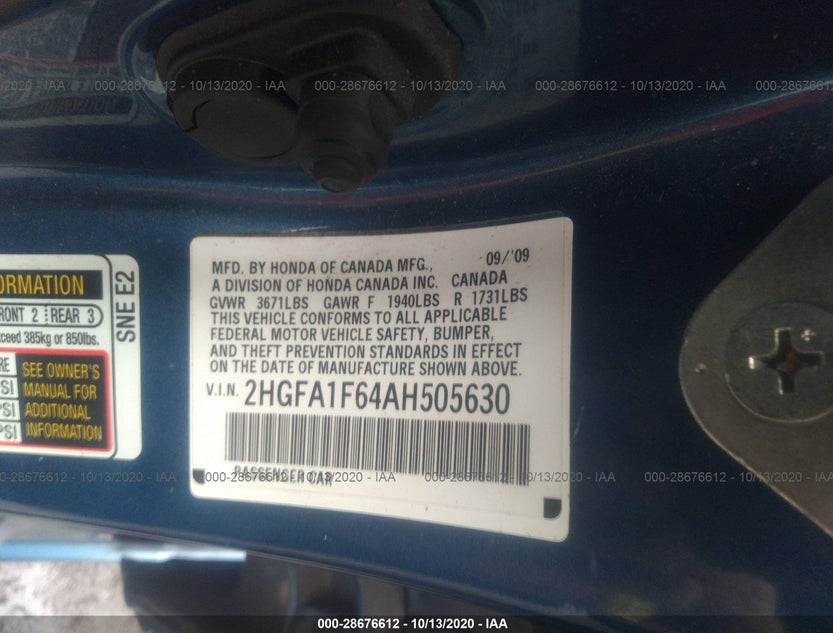 2HGFA1F64AH505630
