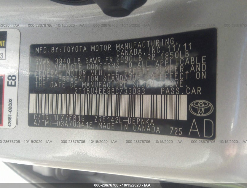 2T1BU4EE9BC733083