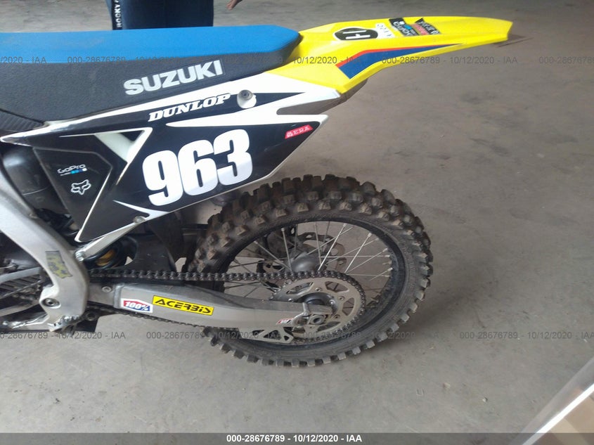 2019 Suzuki Rm-Z250 VIN: JS1EC11C5K7100191 Lot: 28676789