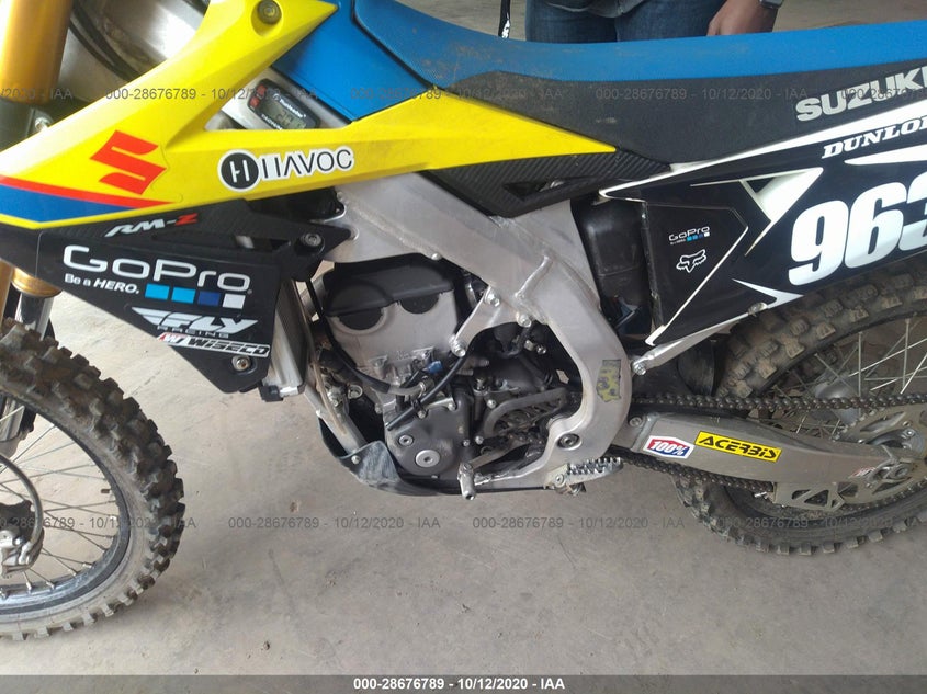 2019 Suzuki Rm-Z250 VIN: JS1EC11C5K7100191 Lot: 28676789