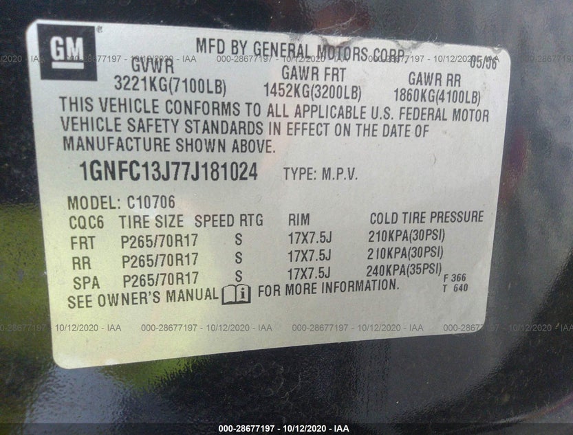1GNFC13J77J181024