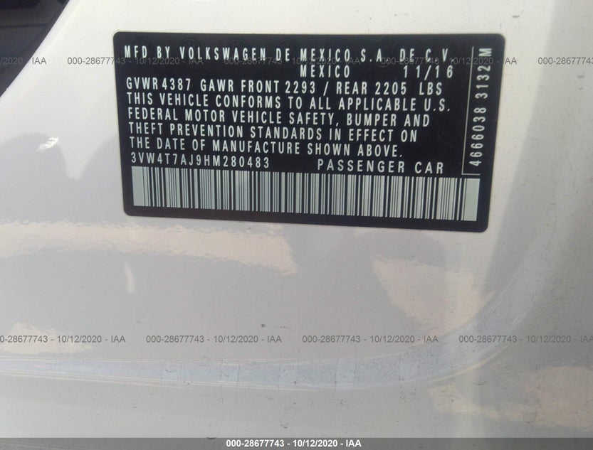3VW4T7AJ9HM280483