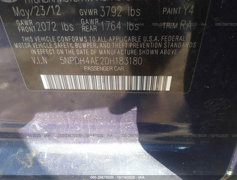 5NPDH4AE2DH183180