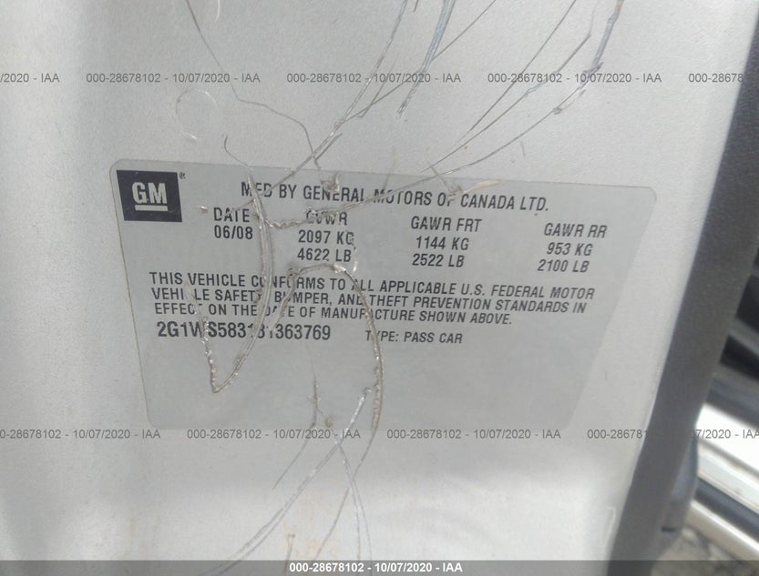 2G1WS583181363769