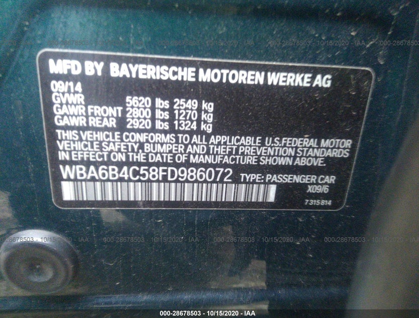 WBA6B4C58FD986072