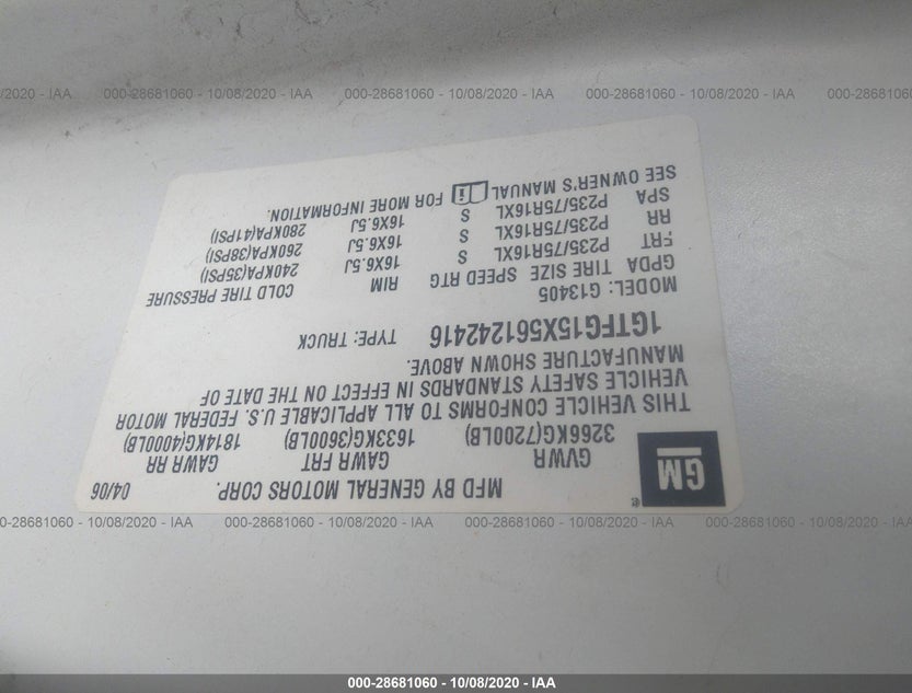 1GTFG15X561242416