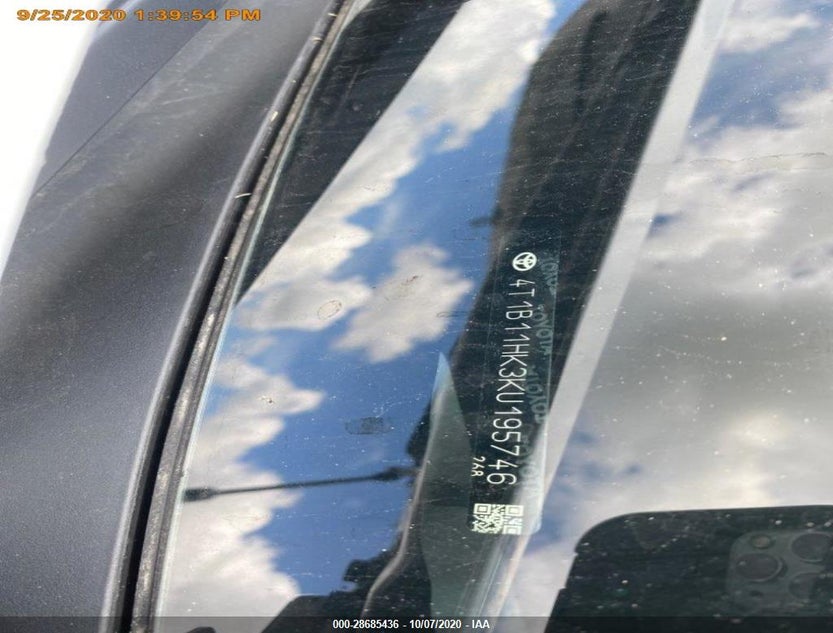 4T1B11HK3KU195746