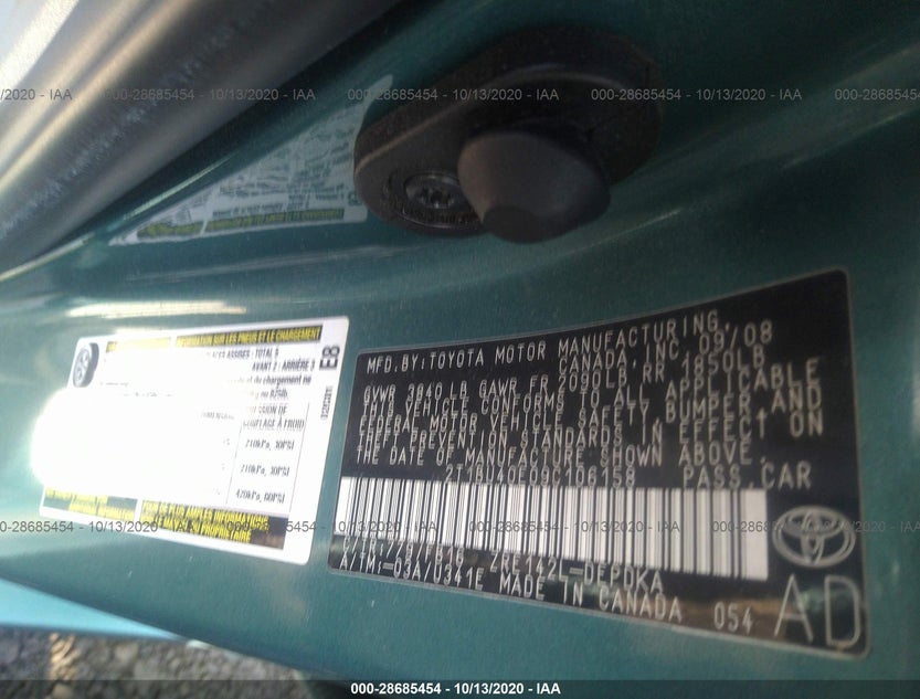 2T1BU40E09C106158