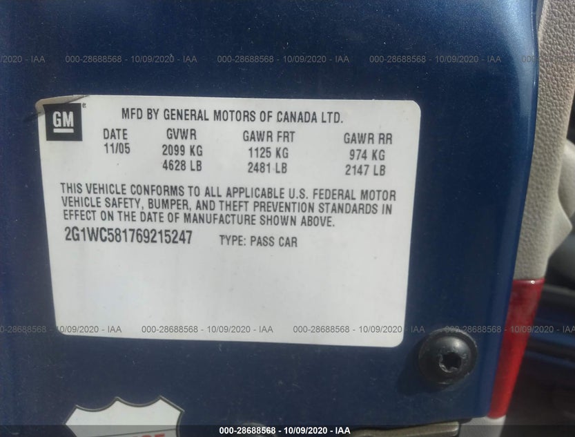 2G1WC581769215247