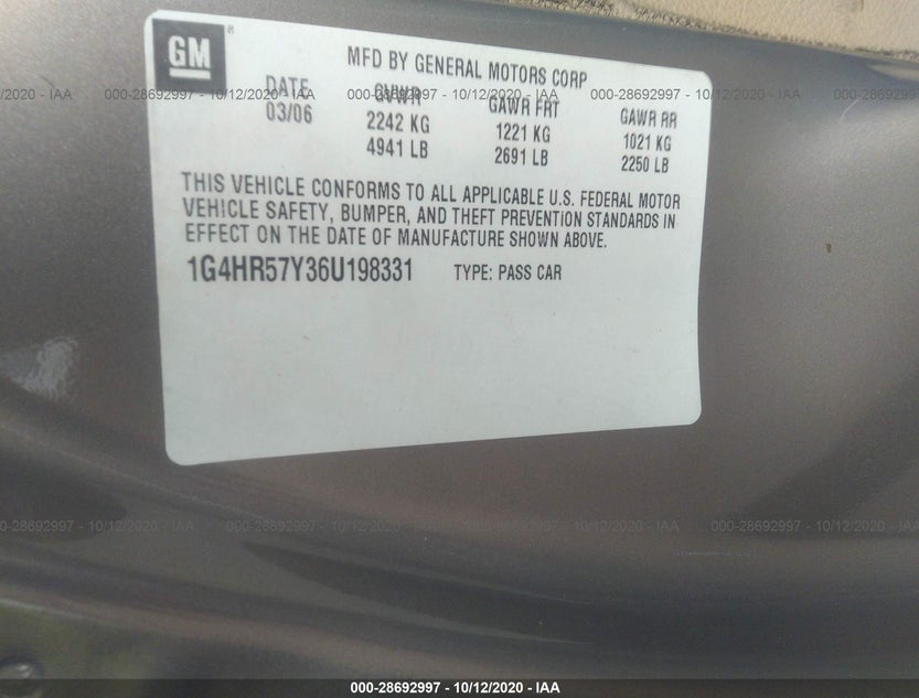 1G4HR57Y36U198331