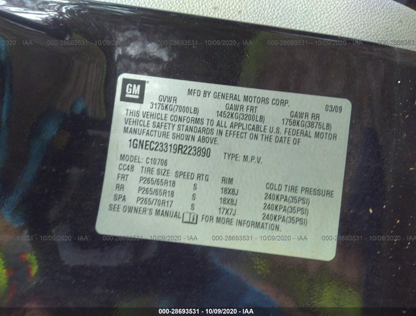 1GNEC23319R223890