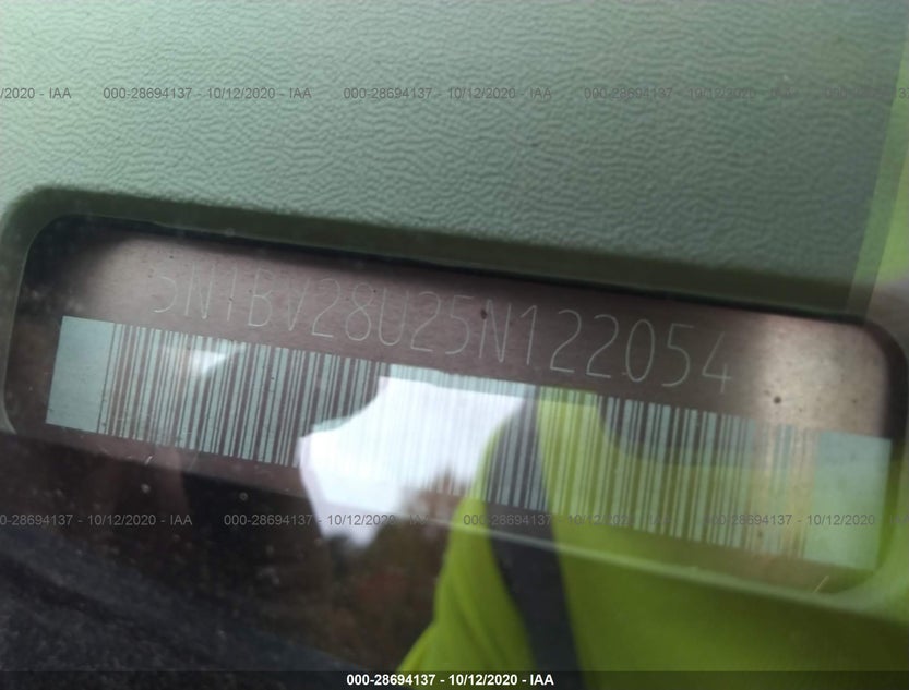 5N1BV28U25N122054