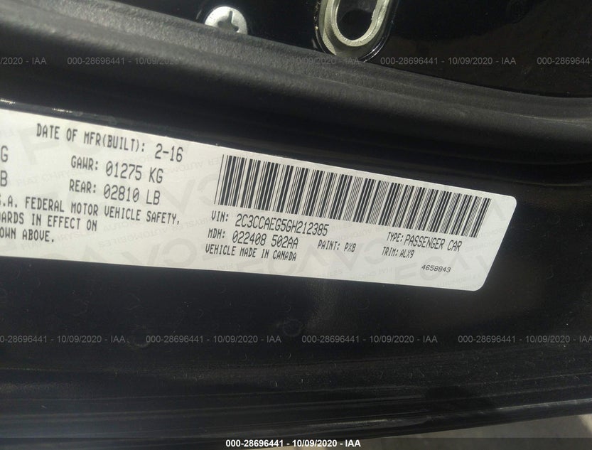 2C3CCAEG5GH212385