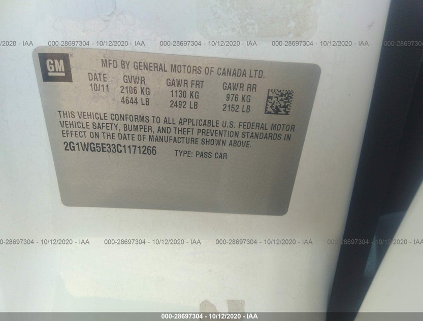 2G1WG5E33C1171266