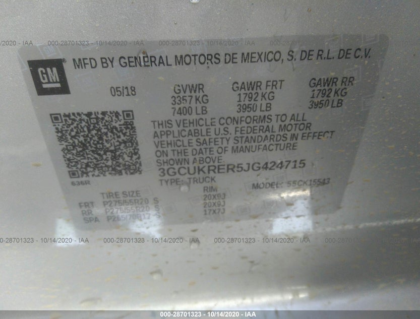 3GCUKRER5JG424715