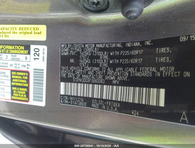 5TDYK3DC6FS660083