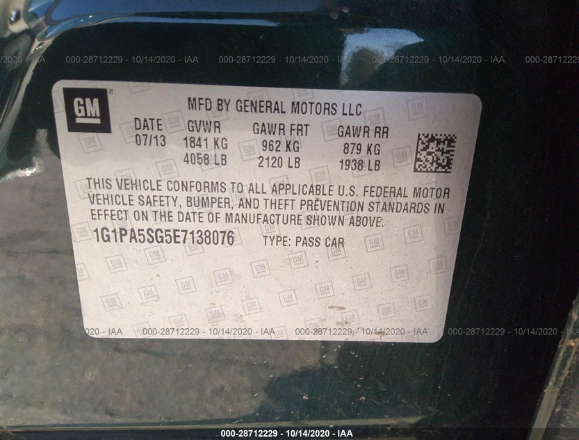1G1PA5SG5E7138076