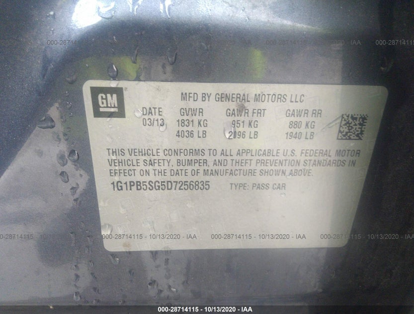 1G1PB5SG5D7256835
