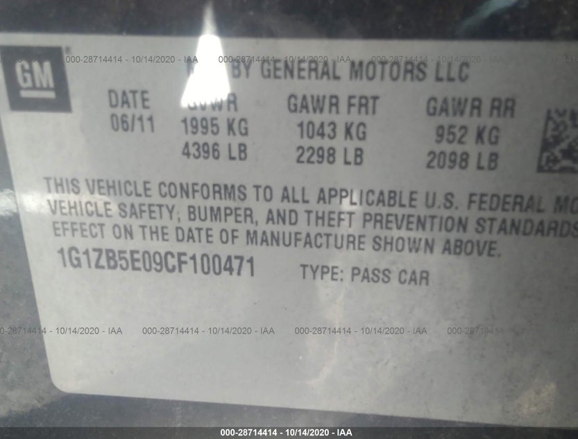 1G1ZB5E09CF100471