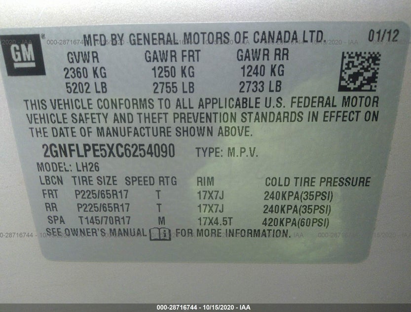 2GNFLPE5XC6254090