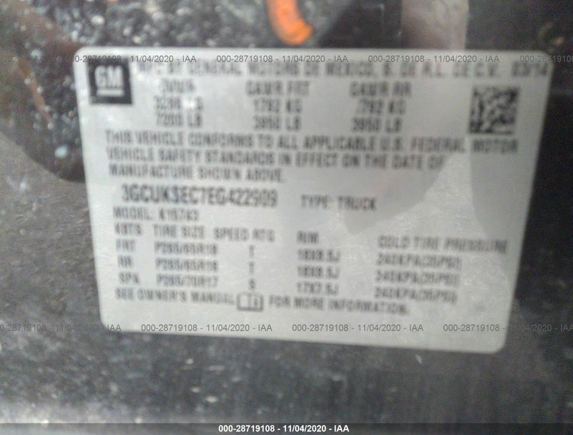 3GCUKSEC7EG422909