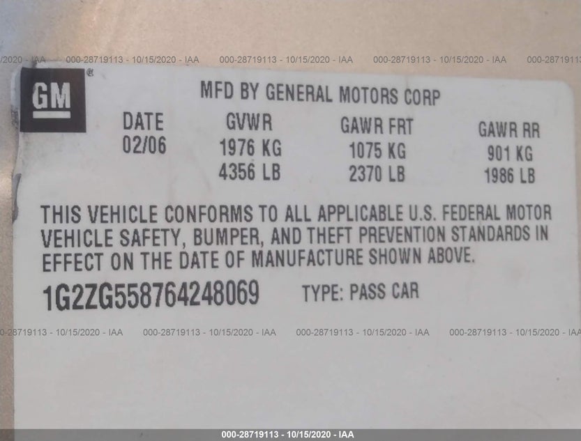 1G2ZG558764248069