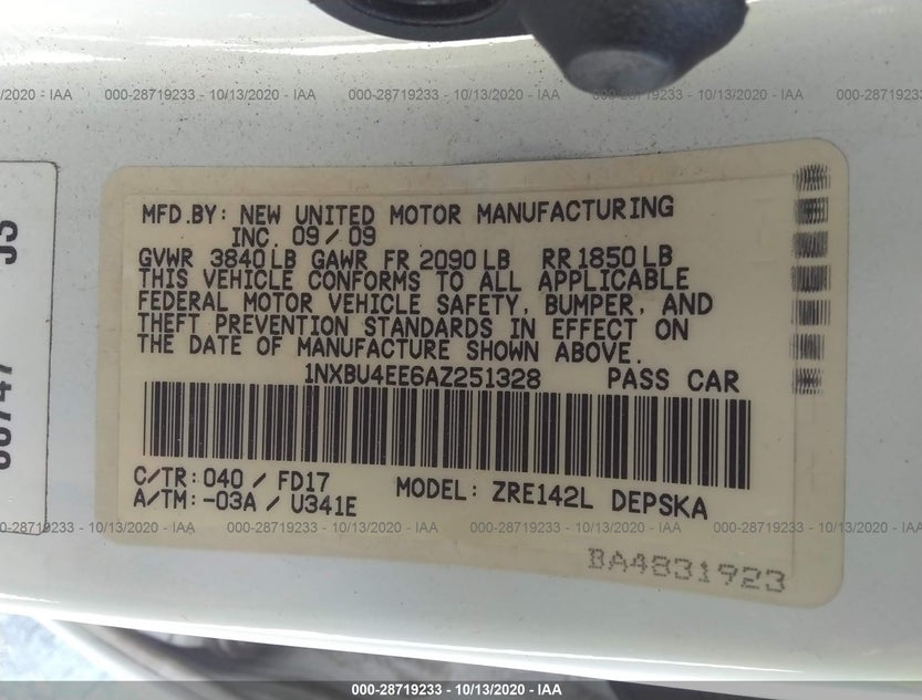 1NXBU4EE6AZ251328