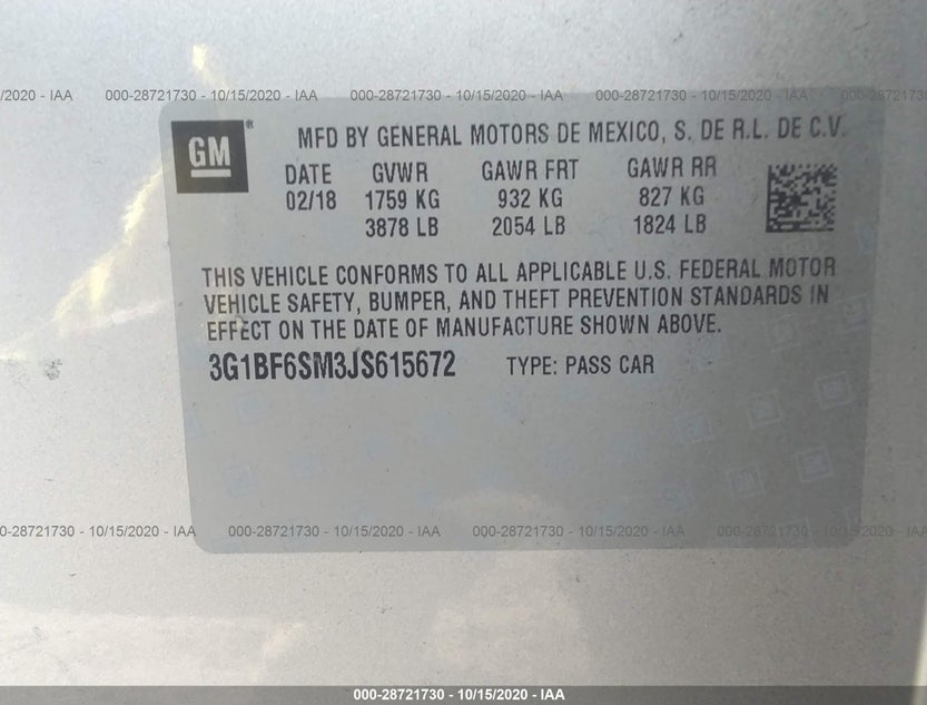 3G1BF6SM3JS615672