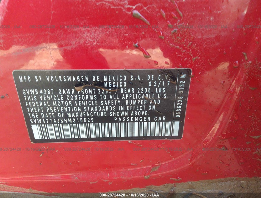 3VW4T7AJ8HM315529