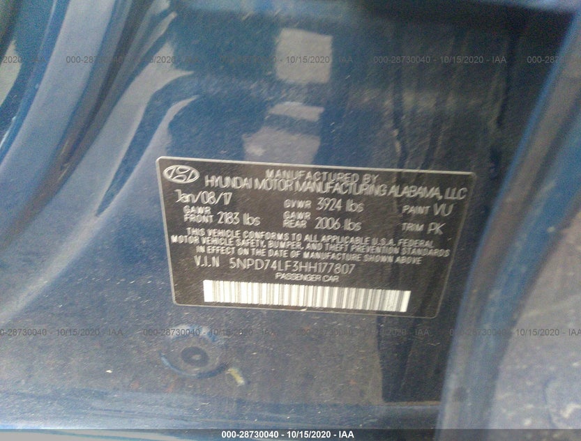 5NPD74LF3HH177807