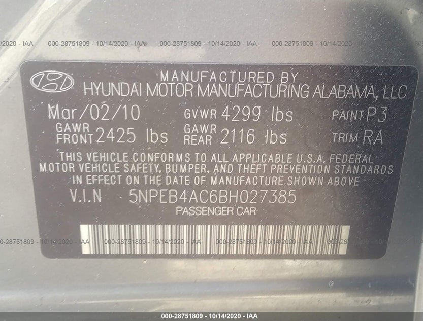5NPEB4AC6BH027385