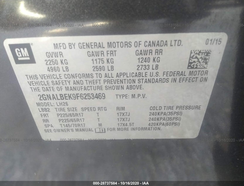 2GNALBEK9F6253469