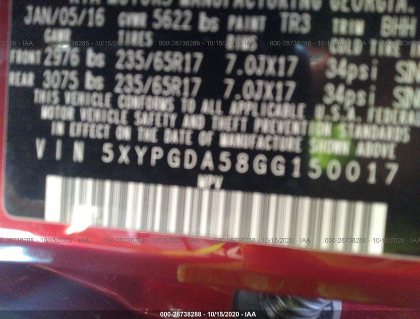 5XYPGDA58GG150017