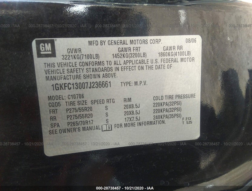 1GKFC13007J236661