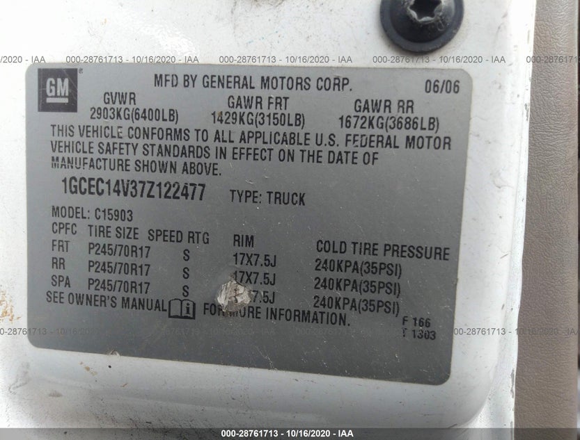 1GCEC14V37Z122477